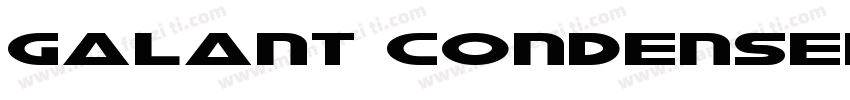 Galant Condensed字体转换